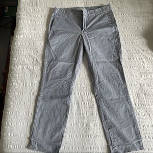 EUC J. Crew Factory Slim Fit Chinos Size 8 Gray
